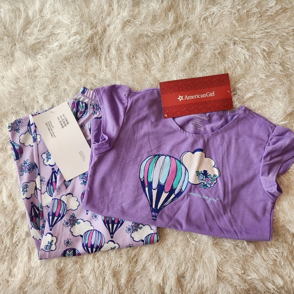 AMERICAN GIRL Dream Pajamas, Purple Balloons, Size L (14/16) NWT - Picture 2 of 5